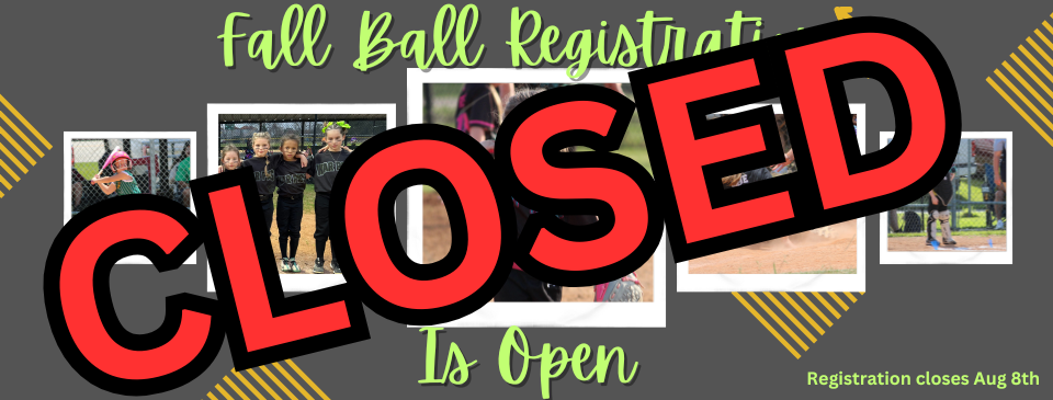 Fall Ball Registration CLOSED