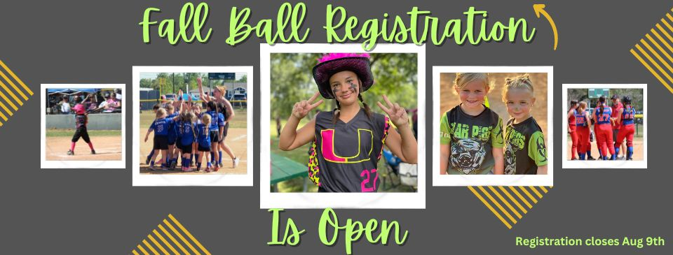 Fall Ball Registration is Open!!